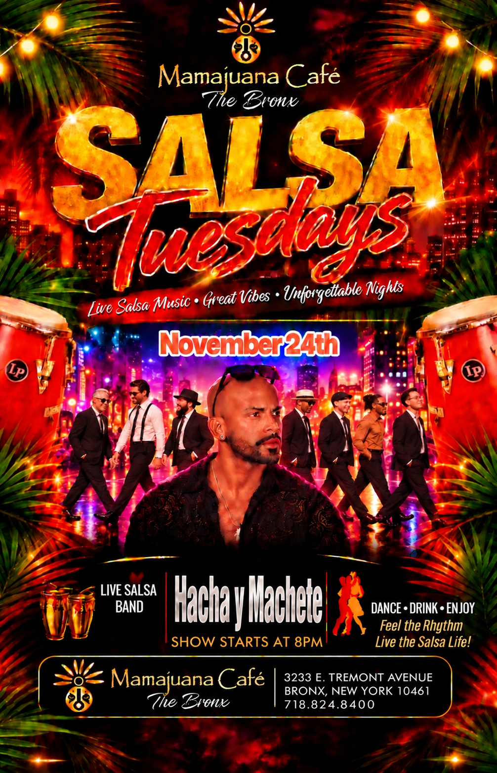 Mamajuana Café The Bronx · November 24, 2026